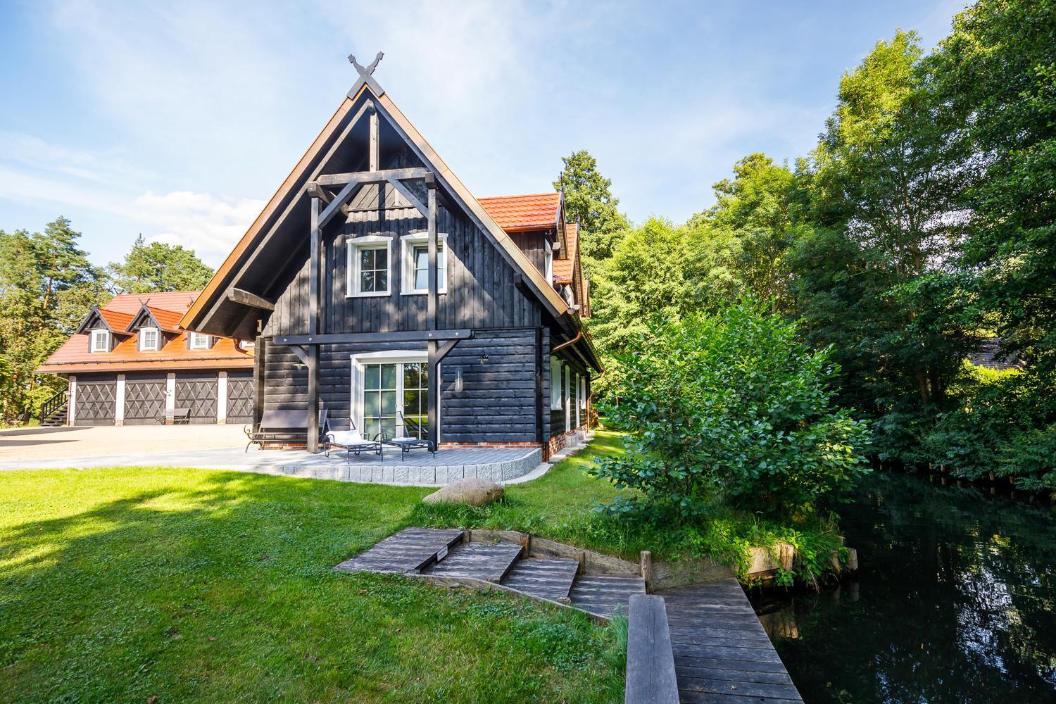 Spreewald Chalet Wohnung Burg  Luaran gambar